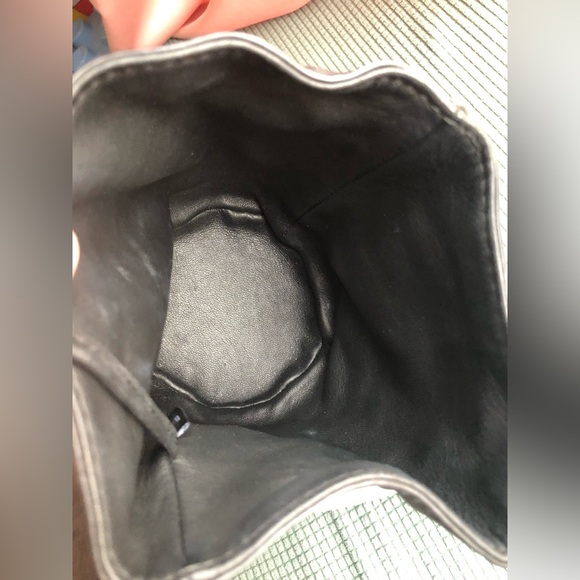 Alexander Wang Nappa Denim Dome Studded Mini Roxy Bucket Bag - Picture 7 of 13